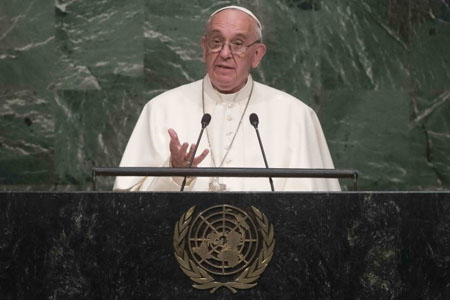 Giáo hoàng Francis phát biểu tại Hội nghị thượng đỉnh LHQ (U.N)
